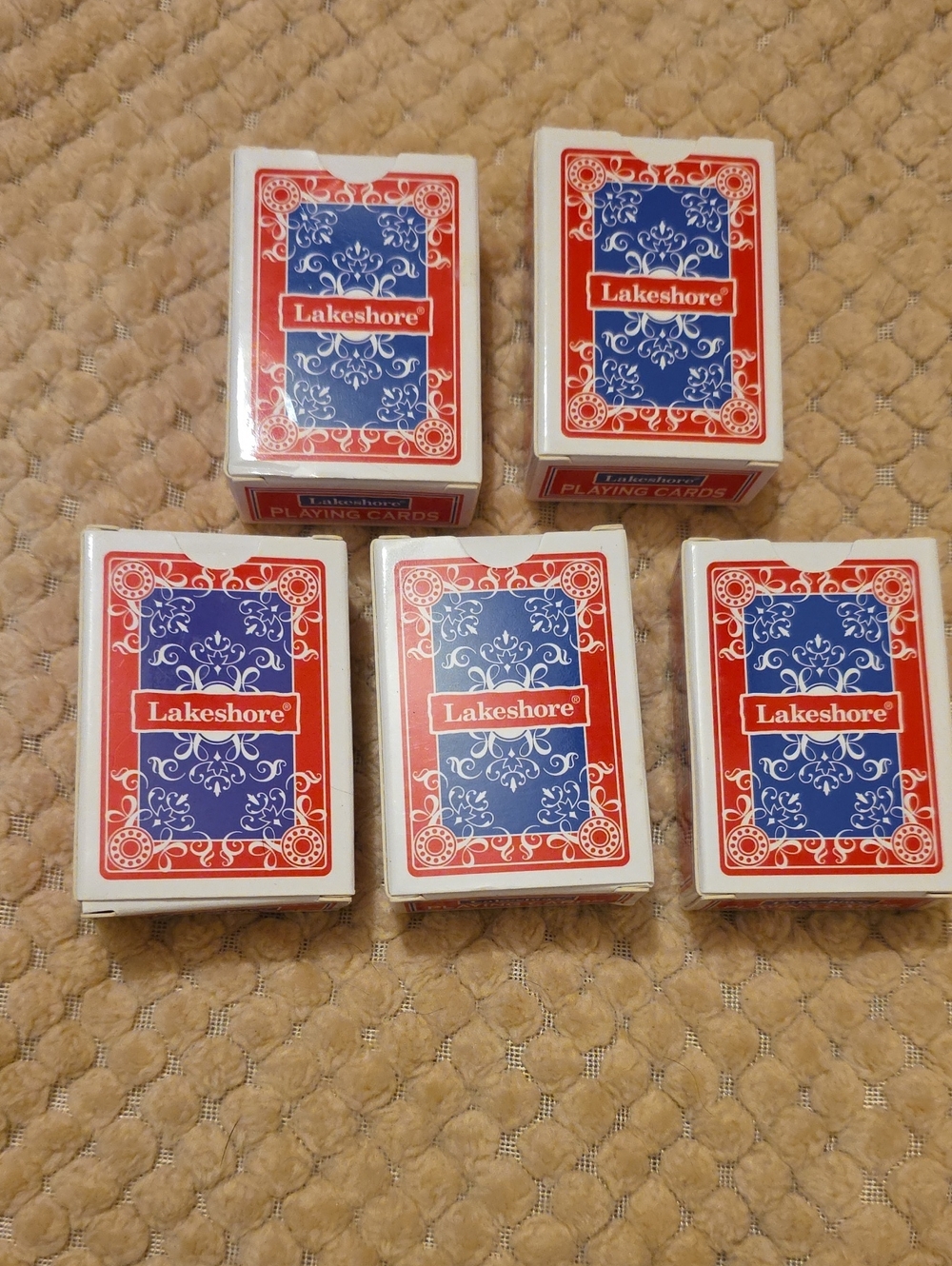 Lakeshore Mini Playing Cards - Set of 5 Decks
